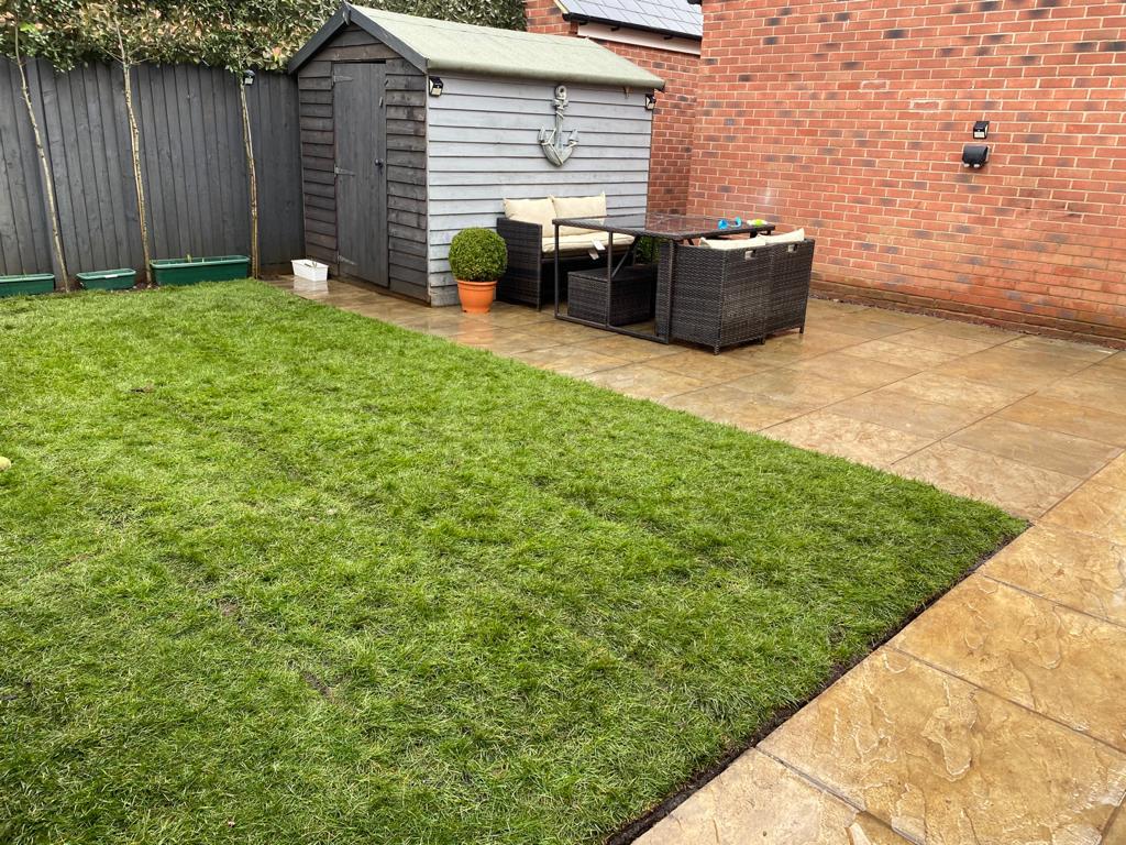 Grass cutting, garden and landscaping work.